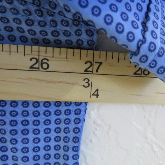 Haggar* Men's Short Sleeve Button Down Curved Hem Chest Pocket Shirt~ Size XXL - Picture 7 of 11